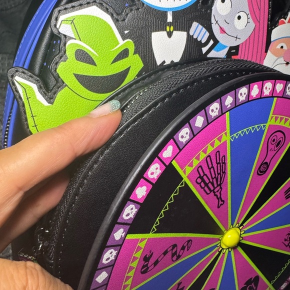 Loungefly Disney Nightmare Before Christmas Oogie Boogie Wheel Bag main image 5